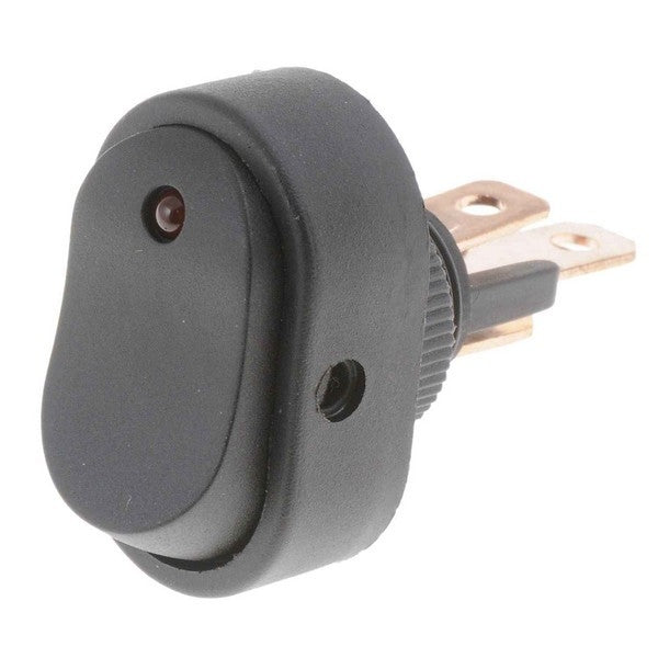Dorman Conduct-Tite Rocker Switch with Red LED Glow for Automotive Accessories 84840