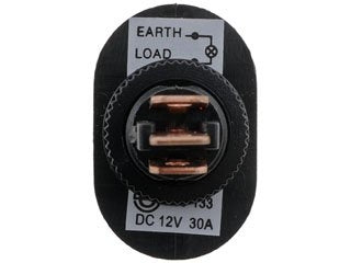 Dorman Conduct-Tite Black Body Red Oblong Glow Rocker Switch for Electrical Accessories 84860