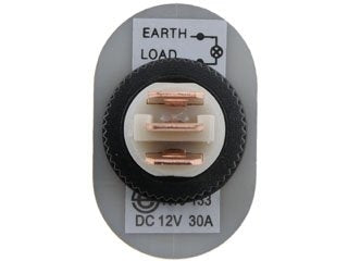 Dorman Conduct-Tite Rocker Switch Oval Aluminum Red Glow for Electrical Accessories 84870