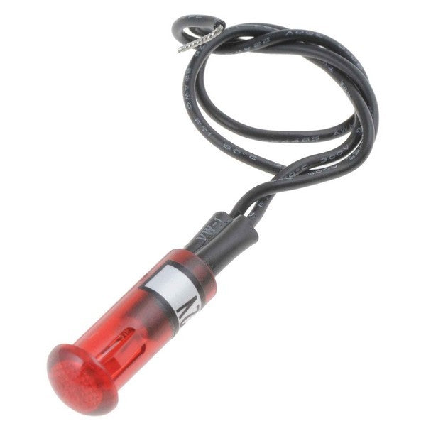 Dorman Conduct-Tite Red Round Mini Bezel-Free Warning Light for Interior Applications 84910