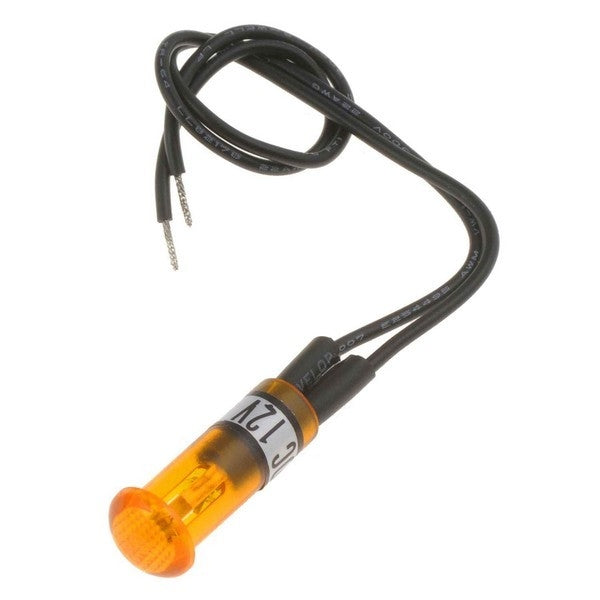 Dorman Conduct-Tite Round Mini Amber Indicator Light Bezel-Free for Interior Applications 84912