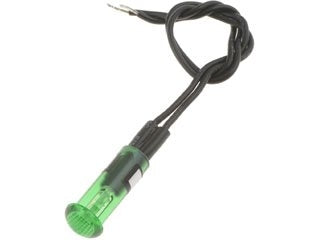 Dorman Conduct-Tite Round Mini Bezel-Free Green Indicator Light for Interior Applications 84913