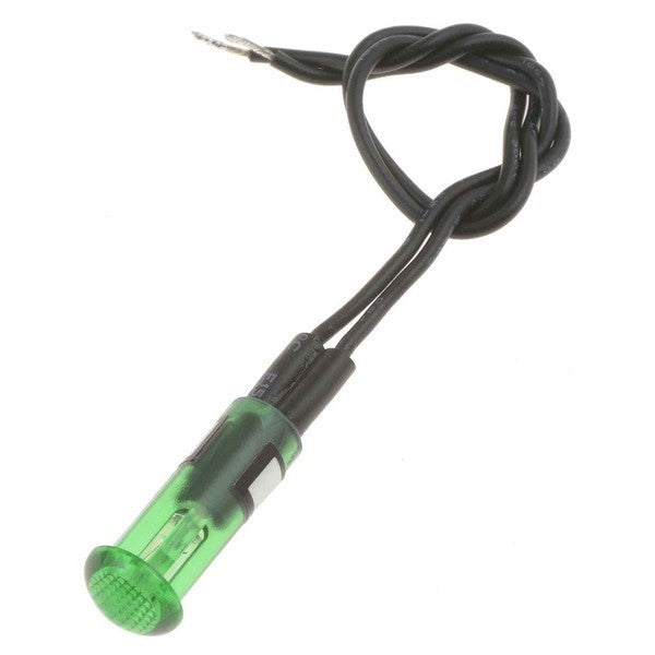 Dorman Conduct-Tite Round Mini Bezel-Free Green Indicator Light for Interior Applications 84913