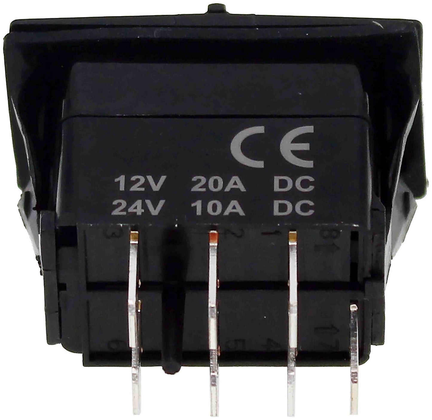Dorman Conduct-Tite Rocker Switch Clear Glow 20 Amp Plastic On Off On 84945