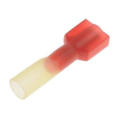 Dorman Conduct-Tite 22-18 Gauge Male Insulated Disconnect Terminal .250 Inch Red 10 Pack 85242