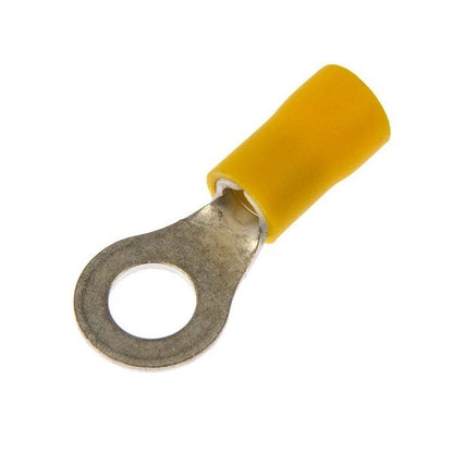 Dorman Conduct-Tite 12-10 Gauge Yellow Ring Terminal 1/4 Inch Stud Size 85415