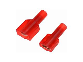 Dorman Conduct-Tite 22-18 Gauge Red Insulated Quick Disconnect Terminals 0.250 Inch 10-Pack 85460