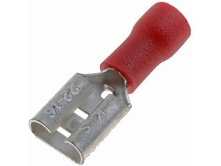 Dorman Conduct-Tite 22-18 Gauge Female Quick Disconnect Terminal .250 Inch Red 100 Pack 85485