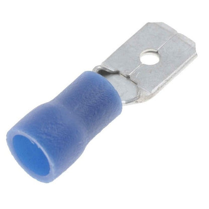Dorman Conduct-Tite 16-14 Gauge Male Quick Disconnect Terminal 0.250 Inch Blue 100 Pack 85487