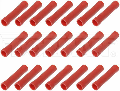 Dorman Conduct-Tite 22-18 Gauge Butt Terminal Pack Of 100 Red 85497