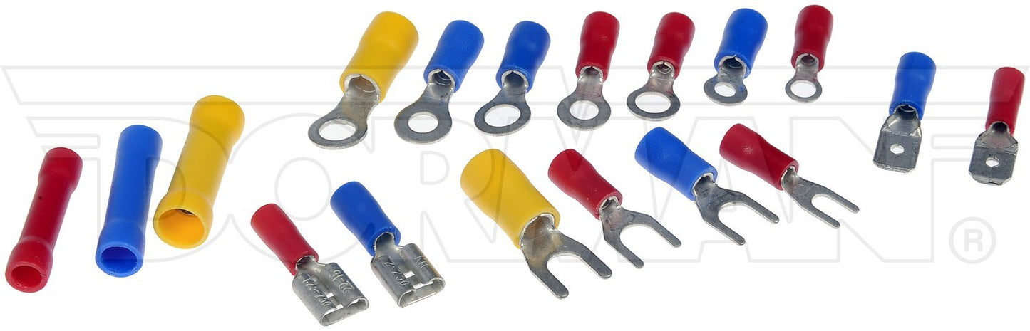 Dorman Conduct-Tite 175 Piece Terminal Assortment 22-10 Gauge with Sorted Storage for Electrical Repair 85694