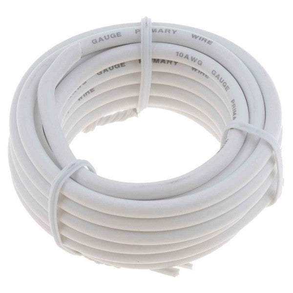 Dorman Conduct-Tite 10 Gauge White Primary Wire 8 Feet for Automotive Electrical Repair 85703