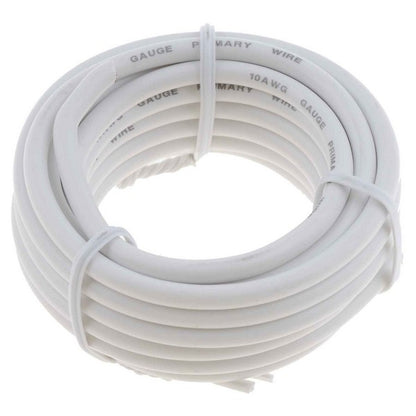Dorman Conduct-Tite 10 Gauge White Primary Wire 8 Feet for Automotive Electrical Repair 85703