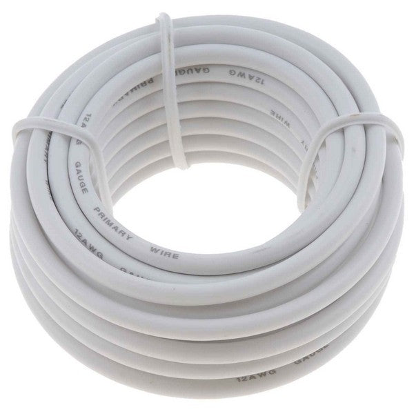 Dorman Conduct-Tite 12 Gauge White Primary Wire 12 Feet for Automotive Electrical Repair 85711