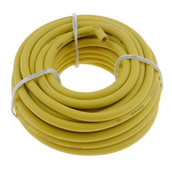 Dorman Conduct-Tite 12 Gauge Yellow Primary Wire 12 Feet for Automotive Electrical Repair 85714