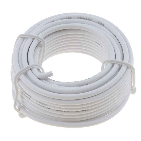 Dorman Conduct-Tite 14 Gauge White Primary Wire 20 Feet for Automotive Electrical Repair 85719