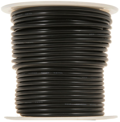 Dorman Conduct-Tite 12 Gauge Black Primary Wire Spool with 100 Feet Length for Automotive Electrical Repairs 85770