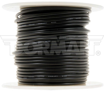 Dorman Conduct-Tite 14 Gauge Black Primary Wire Spool with 100 Feet Length for Automotive Electrical Repairs 85778