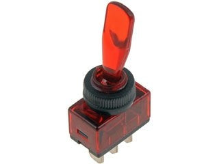Dorman Conduct-Tite Red Illuminated Toggle Switch with Lever for Electrical Accessories 85910