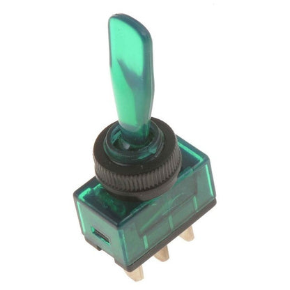 Dorman Conduct-Tite Green Illuminated Toggle Switch with Lever for Electrical Accessories 85913