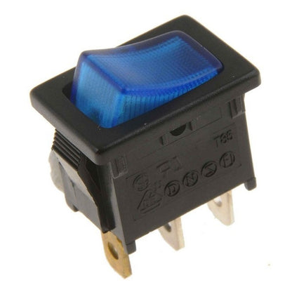 Dorman Conduct-Tite Blue Glow Mini Rectangular Rocker Switch 85916