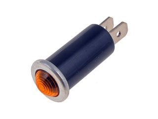 Dorman Conduct-Tite Round Amber Indicator Light with Bezel for Interior Applications 85939