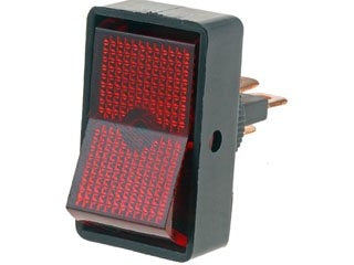 Dorman Conduct-Tite Red Glow Jumbo Rocker Switch for Electrical Accessories 85945