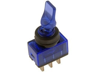 Dorman Conduct-Tite Blue Glow Toggle Switch 20 Amp for Automotive Electrical Accessories 85962