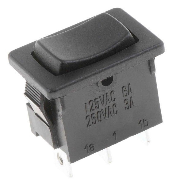 Dorman Conduct-Tite Mini Rocker Switch On-Off-On Non-Glow Black 10 Amp for Automotive Accessories 85969
