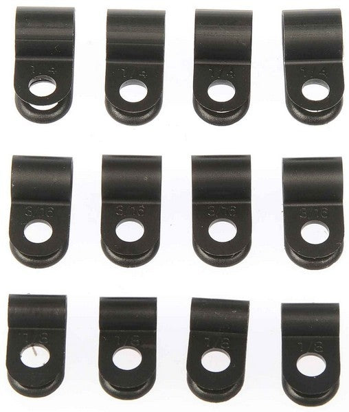 Dorman Conduct-Tite Electrical Clamp 1/8, 3/16, 1/4 In. Black Nylon Assortment 86107