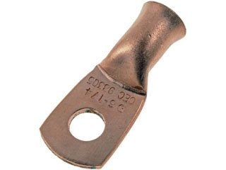 Dorman Conduct-Tite 6 Gauge 1/4 Inch Copper Ring Lugs 2 Pack for Automotive Wiring 86168