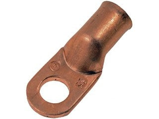 Dorman Conduct-Tite 1/0 Gauge 3/8 Inch Copper Ring Lug for Automotive Wiring 86186