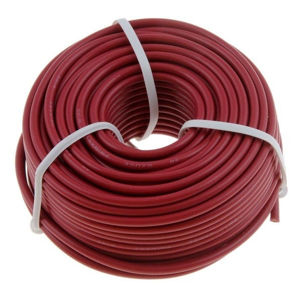 Dorman Conduct-Tite 20 Gauge Red Primary Wire 40 Ft Card for Automotive Electrical Repairs 86750