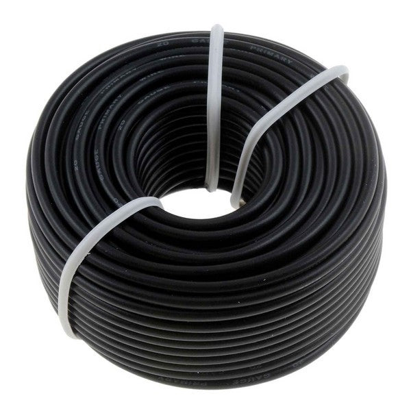 Dorman Conduct-Tite 20 Gauge Black Primary Wire 40 Ft Card for Automotive Electrical Repairs 86752