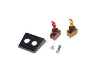 Dorman Conduct-Tite Dual Toggle Switch Kit with Red and Amber Levers 86920