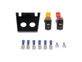 Dorman Conduct-Tite Dual Toggle Switch Kit with Red and Amber Levers 86920