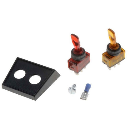 Dorman Conduct-Tite Dual Toggle Switch Kit with Red and Amber Levers 86920