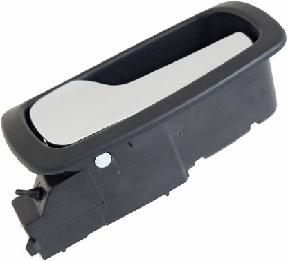 Dorman - HELP Interior Door Handle Rear Left Kit Chrome Lever Black Housing for 2010-05 Chevrolet Cobalt 2006-05 Pontiac G4 2010-07 Pontiac G5
