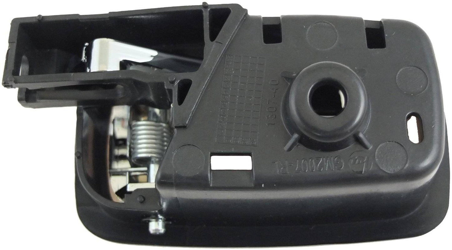 Dorman - HELP Interior Door Handle Rear Left Kit Chrome Lever Black Housing for 2010-05 Chevrolet Cobalt 2006-05 Pontiac G4 2010-07 Pontiac G5