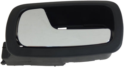 Dorman - HELP Interior Door Handle Rear Left Kit Chrome Lever Black Housing for 2010-05 Chevrolet Cobalt 2006-05 Pontiac G4 2010-07 Pontiac G5