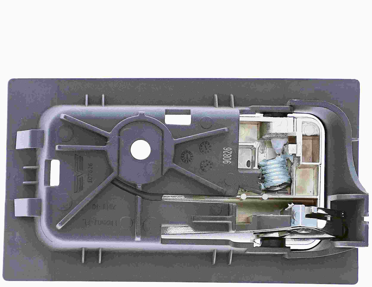 Dorman - HELP Interior Door Handle Chrome Lever Gray Housing with Power Locks for 2014-09 Ford F-150 2014-09 Ford Lobo 2014-09 Lincoln Mark LT 2014-10