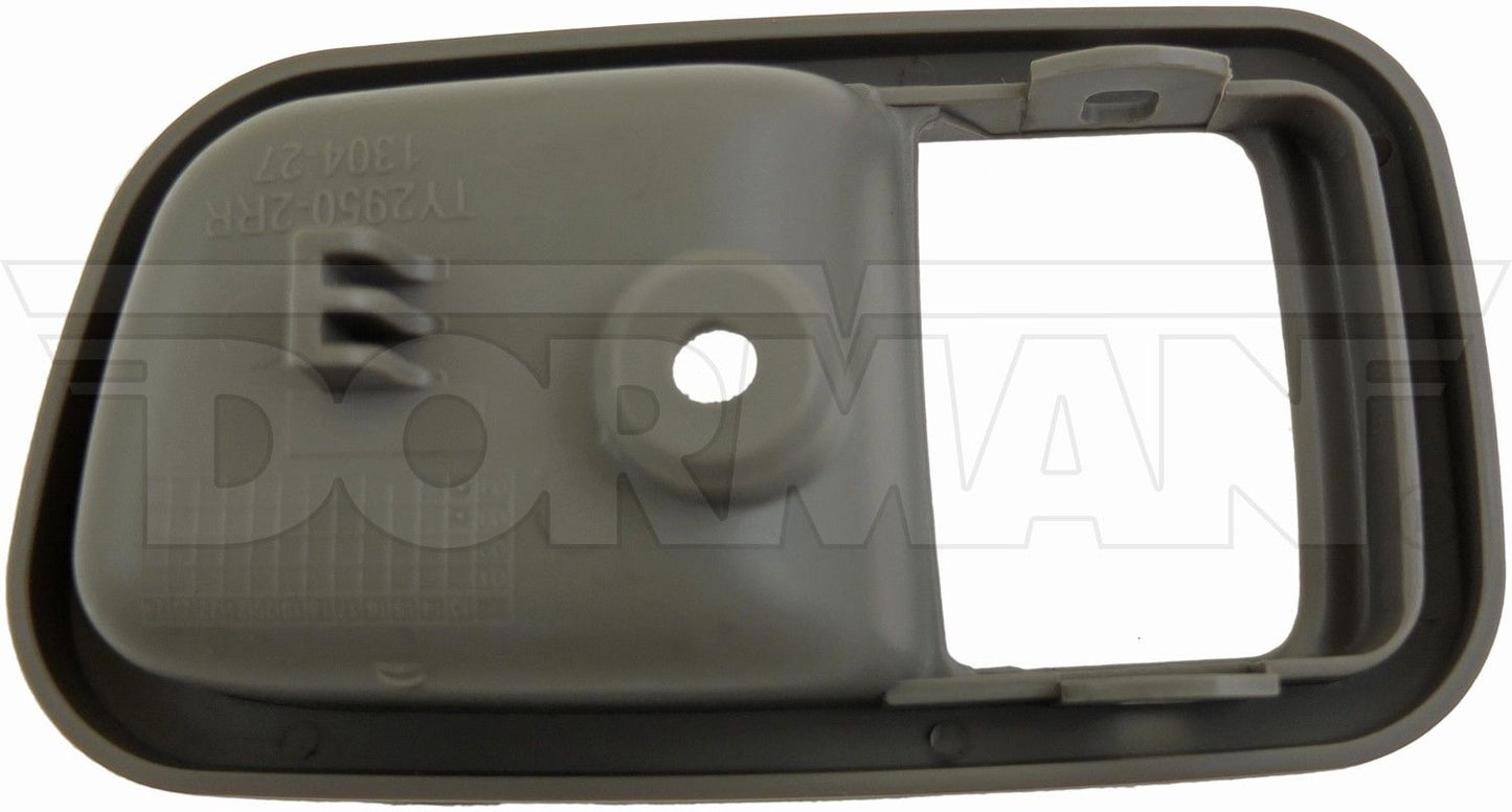 Dorman - HELP Interior Door Handle Bezel Gray Charcoal Rear Right with Durable Design for 2006-2010 Toyota Tundra