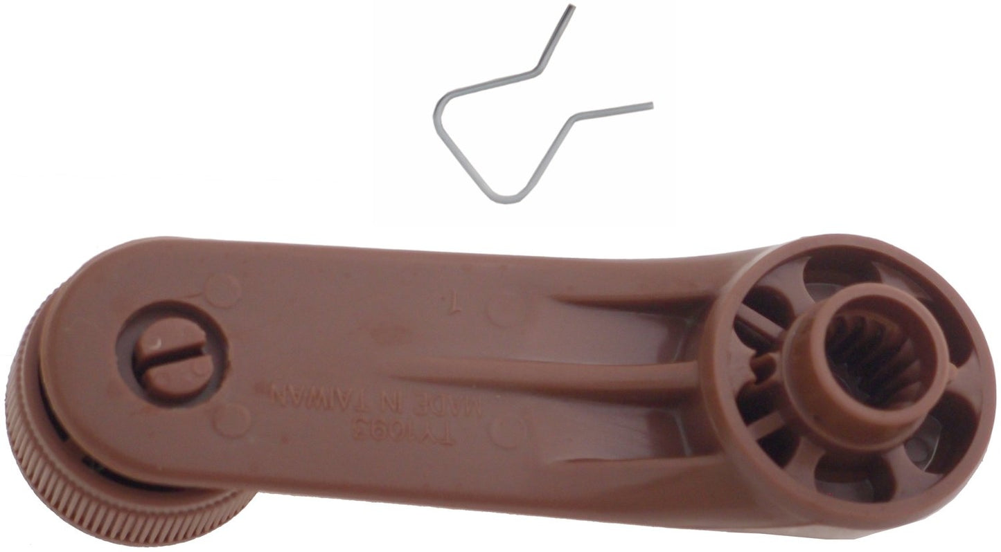 Dorman Window Crank Handle Brown with Durable Material for 1973-2018 Toyota 91399