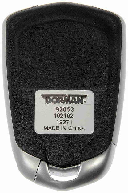 Dorman - HELP Keyless Entry Cover Remote Case Repair for 2020-19 Cadillac XT4, 2020-17 Cadillac XT5, 2020 Cadillac XT6, 2019-18 Cadillac XTS 92053