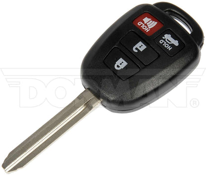 Dorman - HELP Keyless Entry Transmitter Cover Keyless Remote Case Repair with Custom Look for 2014-12 Toyota Camry 92069