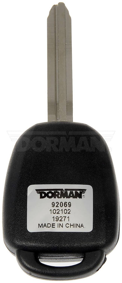 Dorman - HELP Keyless Entry Transmitter Cover Keyless Remote Case Repair with Custom Look for 2014-12 Toyota Camry 92069