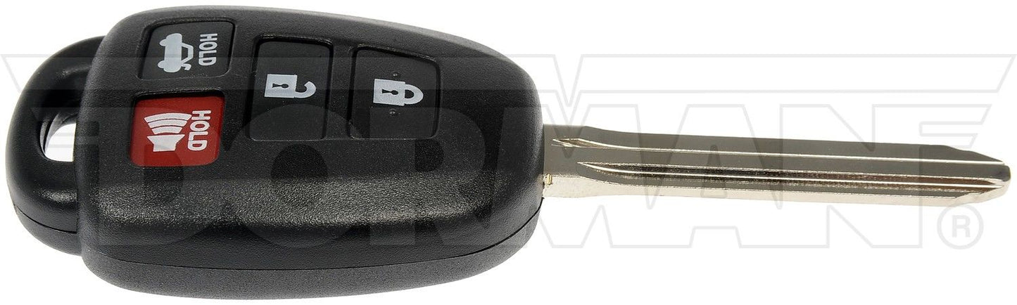 Dorman - HELP Keyless Entry Transmitter Cover Keyless Remote Case Repair with Custom Look for 2014-12 Toyota Camry 92069