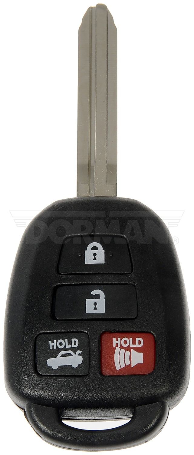 Dorman - HELP Keyless Entry Transmitter Cover Keyless Remote Case Repair with Custom Look for 2014-12 Toyota Camry 92069