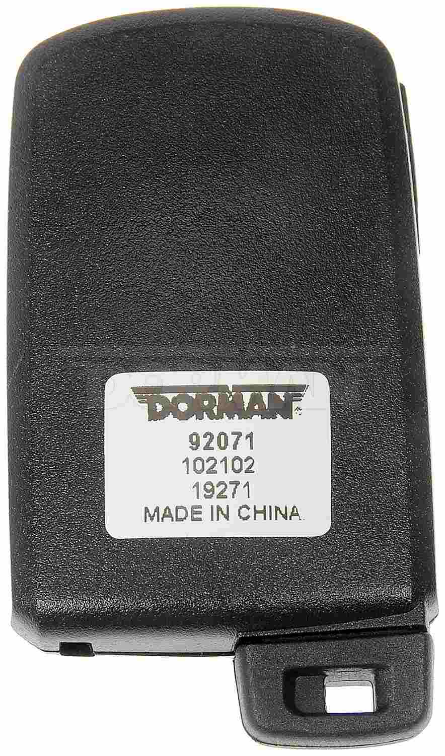 Dorman - HELP Keyless Entry Transmitter Cover for 2017-2020 Toyota Camry, Corolla, Avalon 92071