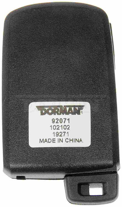 Dorman - HELP Keyless Entry Transmitter Cover for 2017-2020 Toyota Camry, Corolla, Avalon 92071